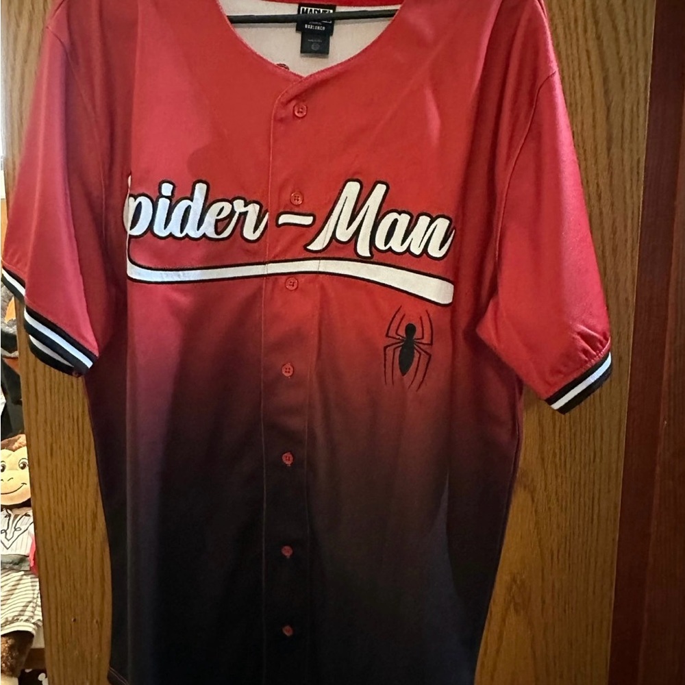 boxlunch spider-man baseball jersey
